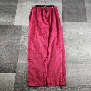 West Marine Windbreaker Pants Mens Size L Red‎ Drawstring Nylon
